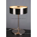 Luz de mesa acrílica de mesa de aço inoxidável moderna
